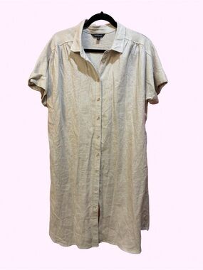 Well Worn Cream Shirt with Black Trim